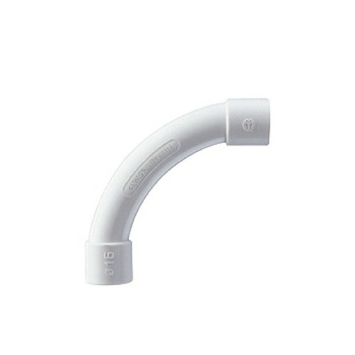 CURVA PARA CAÑO PVC 20MM