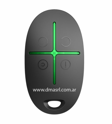 [SPACECONTROL-B] CONTROL REMOTO 4 BOTONES BIDIRECCIONAL NEGRO AJAX - SPACECONTROL-B